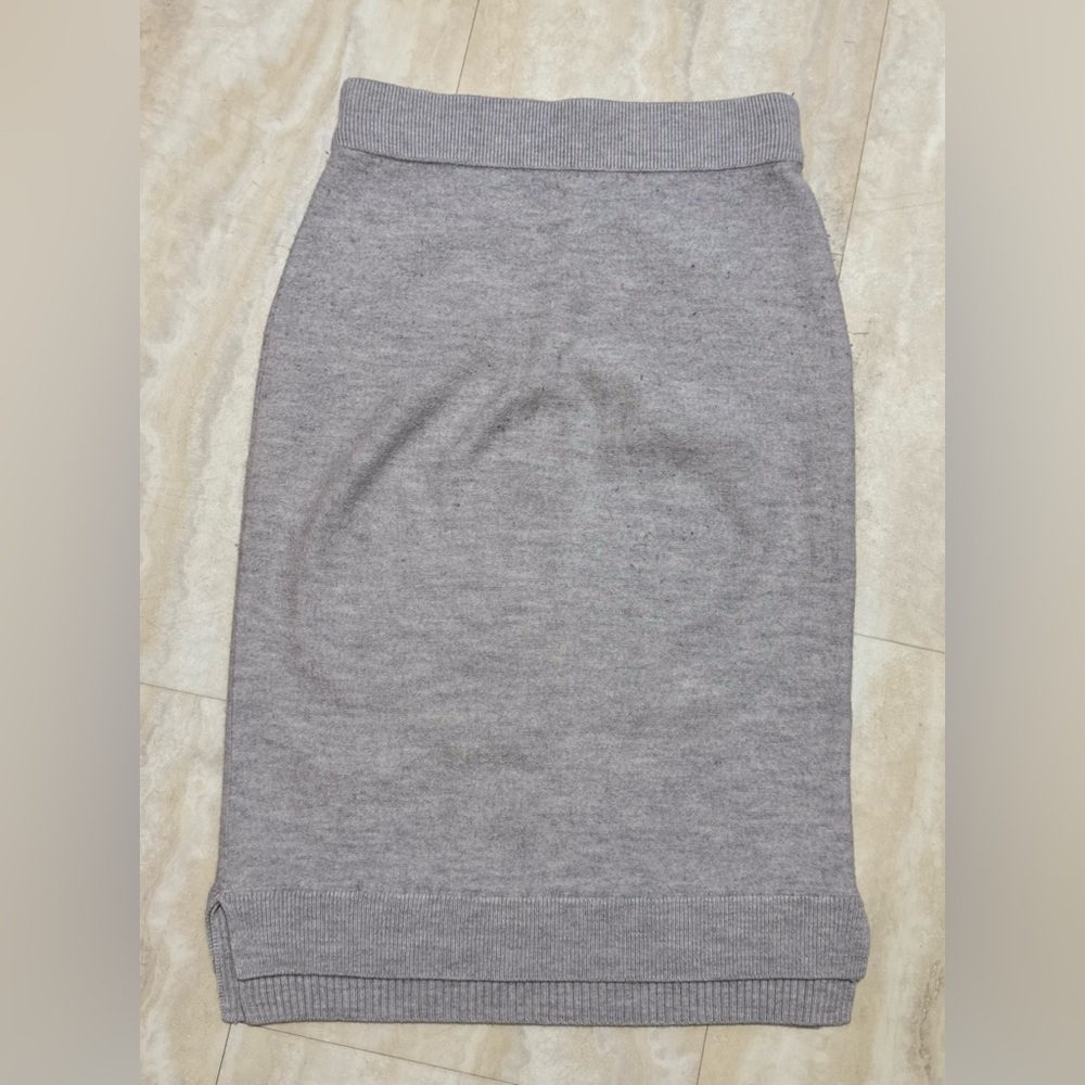 Club Monaco Gray Wool Blend Pencil Skirt (XS)